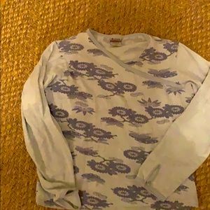 Floral long sleeve shirt